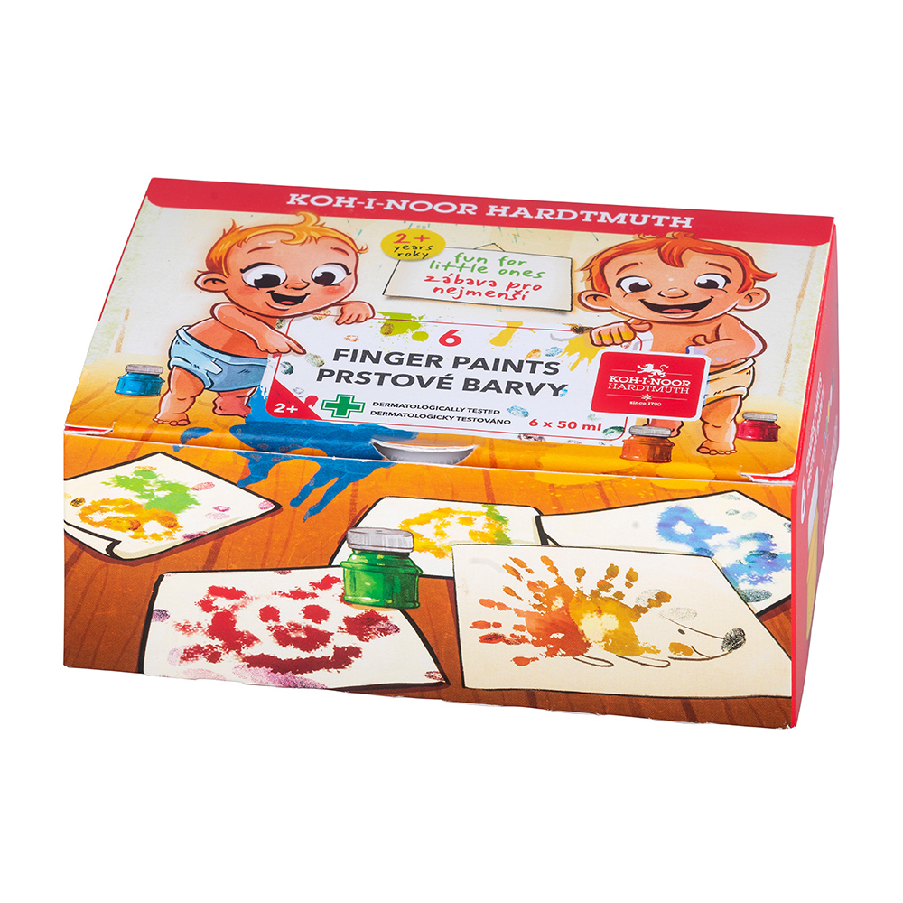 souprava barev prstových 6x50 #106007