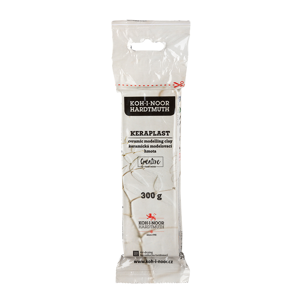 hmota modelovací 131708 keraplast bílý 300g #18390