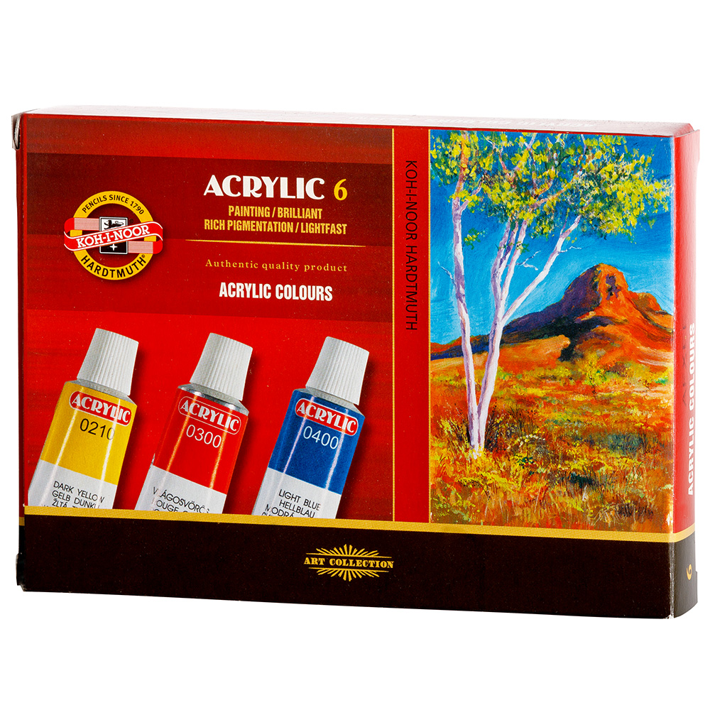 souprava akrylových barev 6x16ml #18932