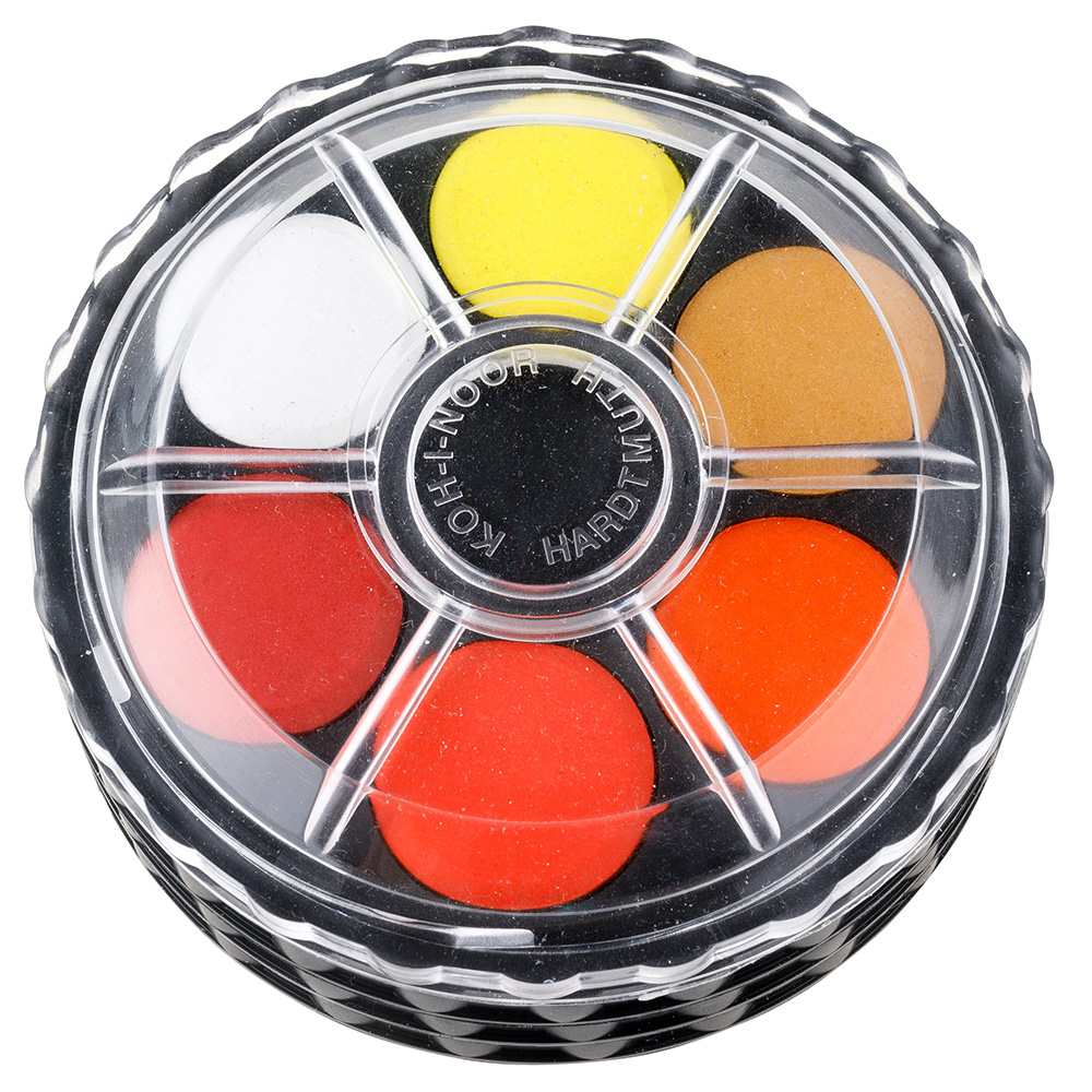 barvy vodové kulaté 18 #19115