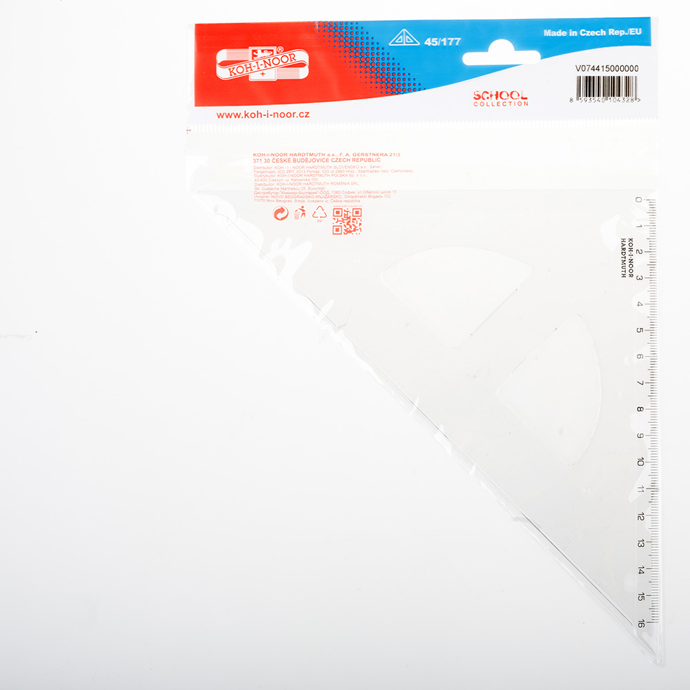 trojúhelník 45/177 744150 transparentní #20338