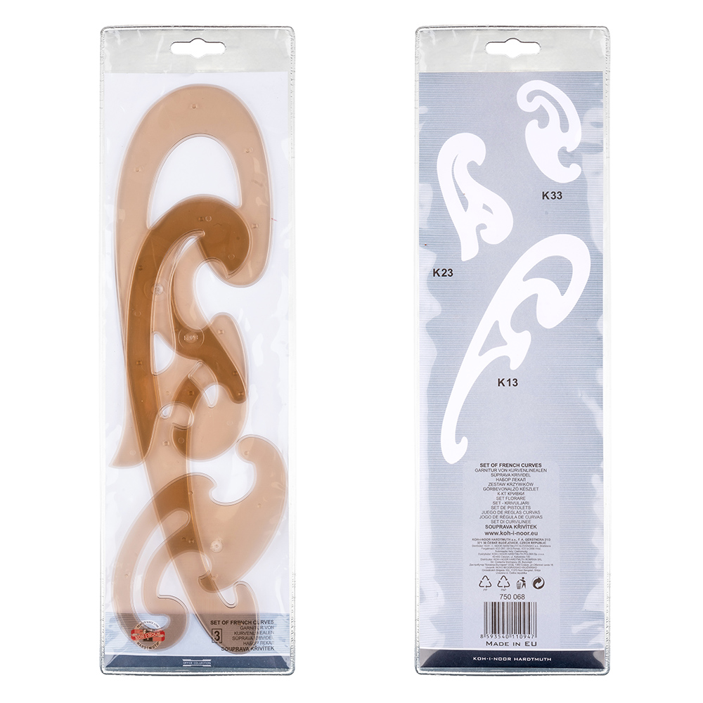 souprava křivítek 3 750068 kouřové #20555