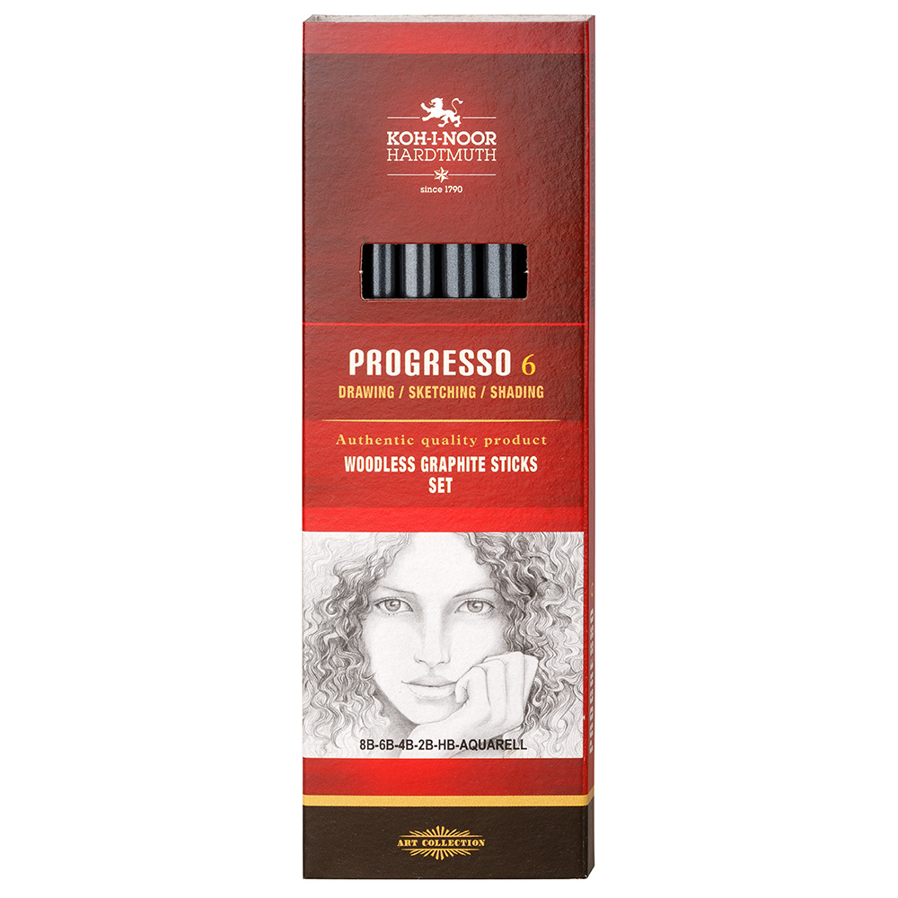 souprava tužek grafitových v laku 8915 6 #28409