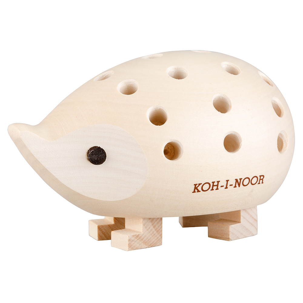 ježek malý dřevěný natur #67448