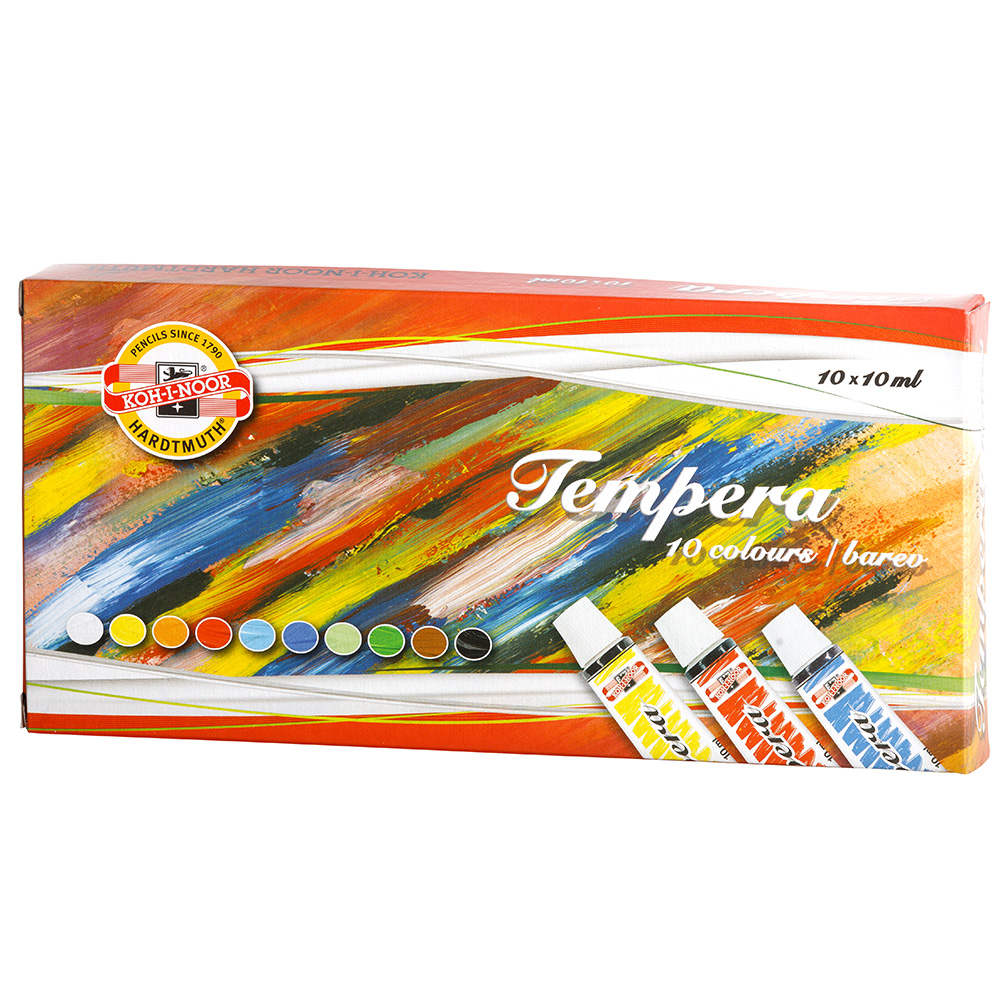 souprava temperových barev 10 10ml #78558