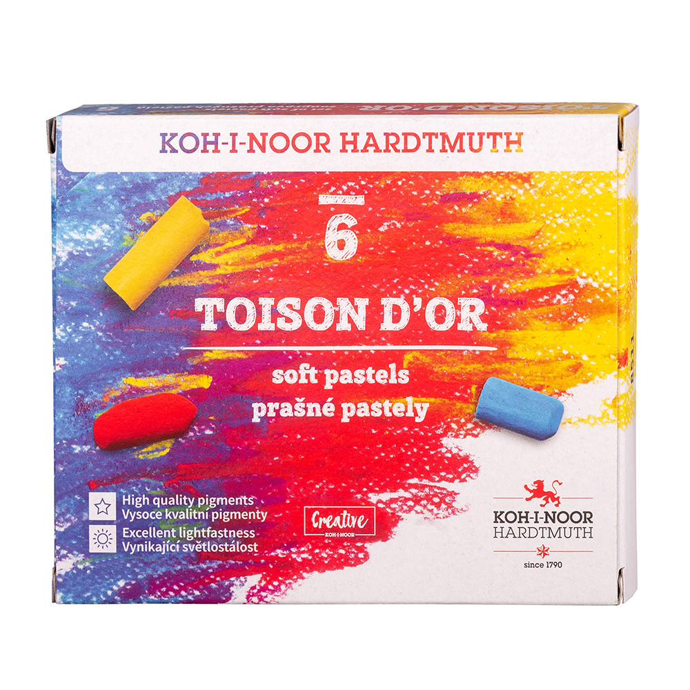 souprava pastelů prašných 8511 6 #164031