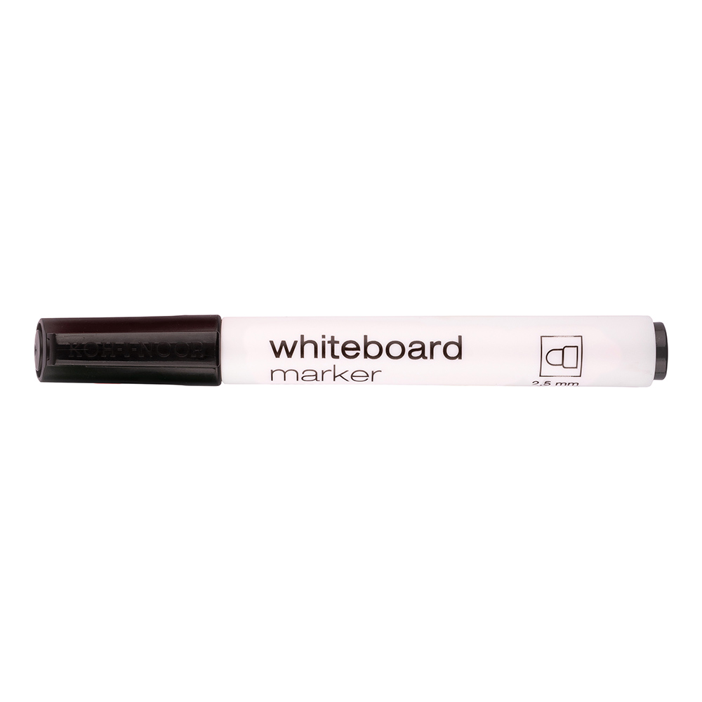 164168-7790053807ks značkovač White Board 9005 kulatý černý #164168