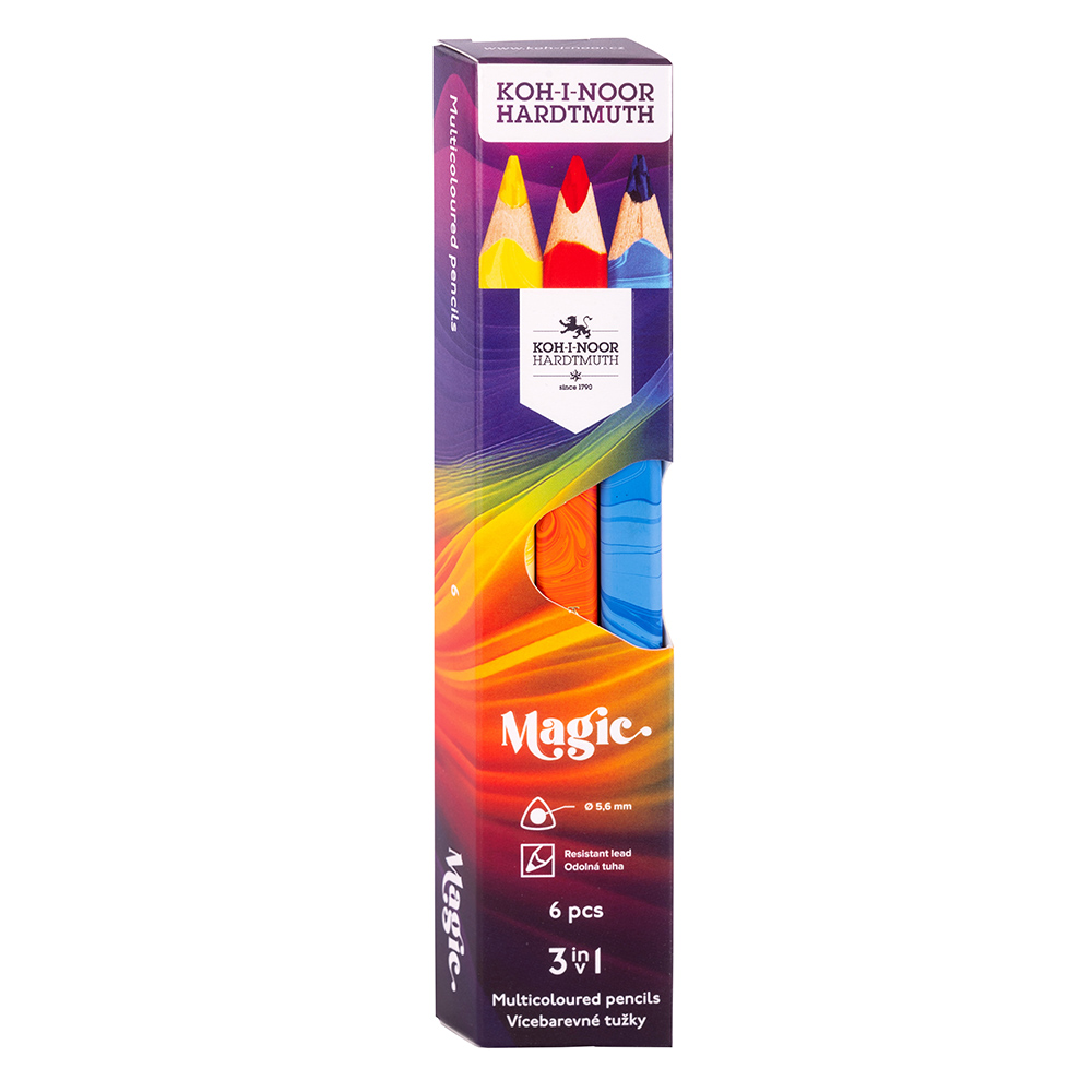 souprava tužek barevných MAGIC 3HR TR 11 3408 6 FSC 100% #168463
