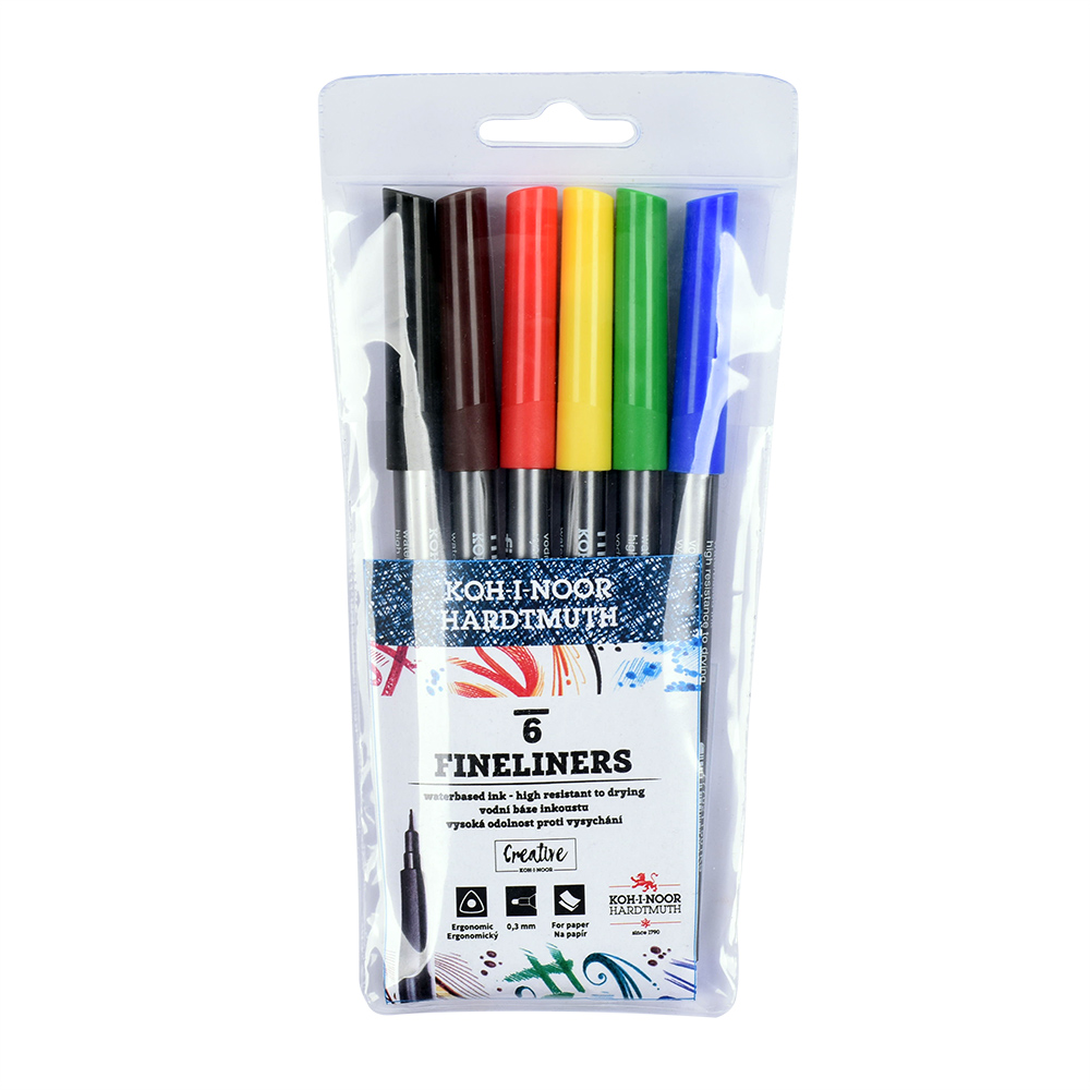 souprava popisovačů fine liner 7021 6 #173346